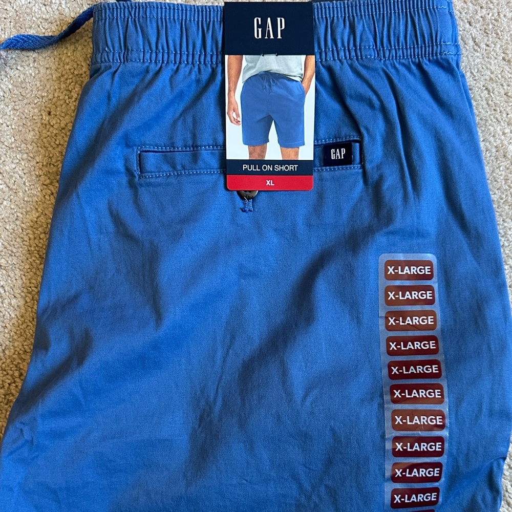 GAP Classic Blue Pull-On Shorts XL
